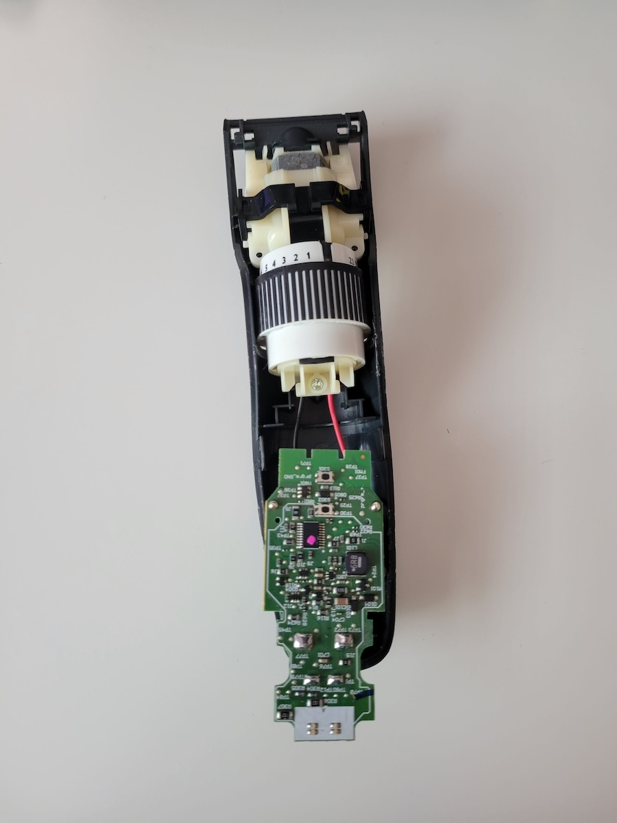 Philips HC5450 with circuit board removed